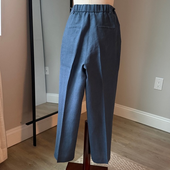 Stunning ✨💫⭐️ Mango PLEATED LINEN PANTS  size USA 2 - Picture 9 of 17